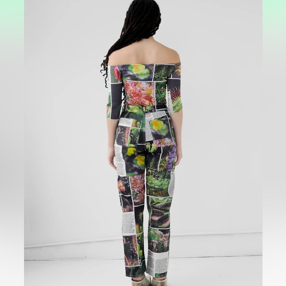Tyler McGillivary Carnivorous Plant Print Pants Unisex Rare Sold Out - Picture 6 of 11